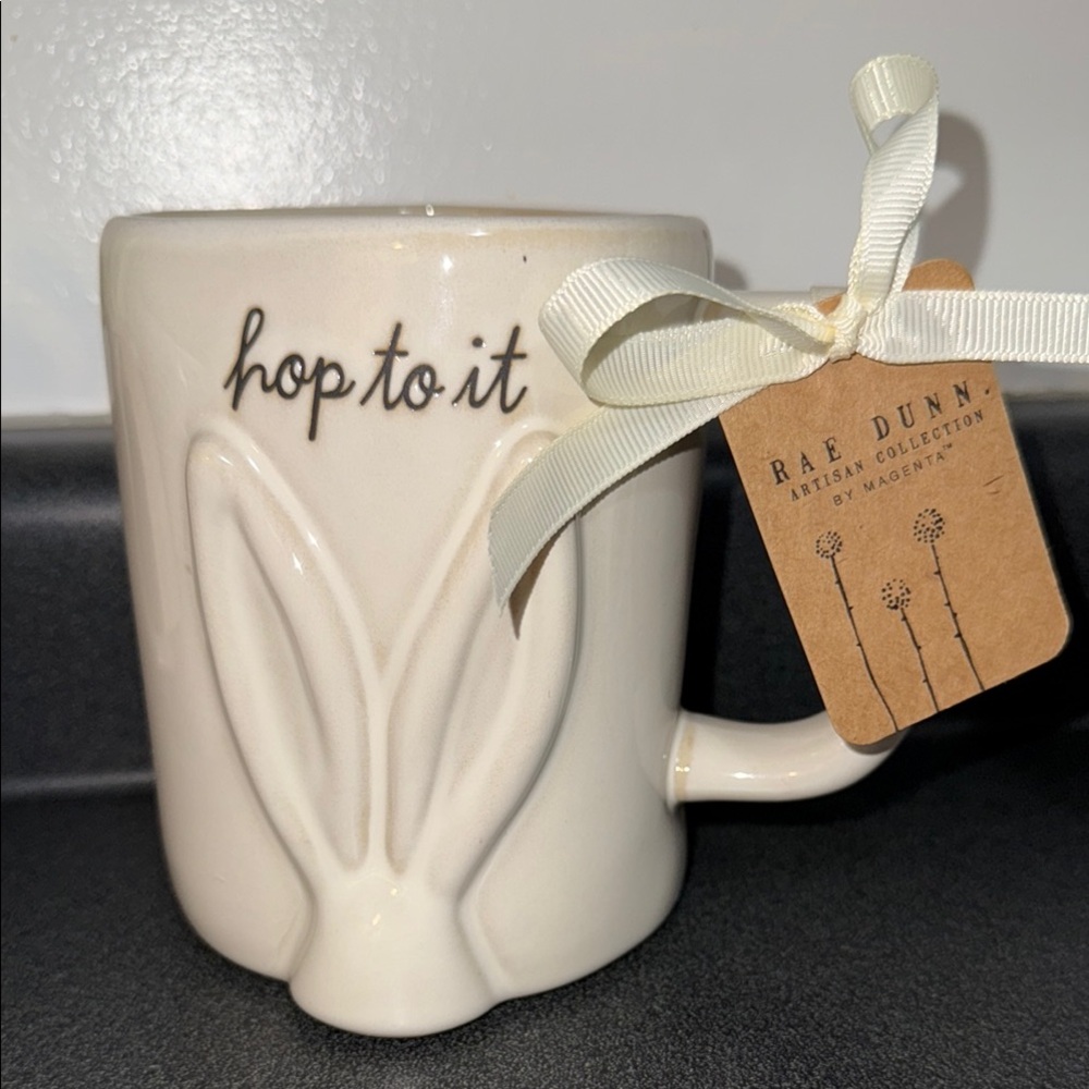 Rae Dunn Cream Dining Mug Minimalist Design